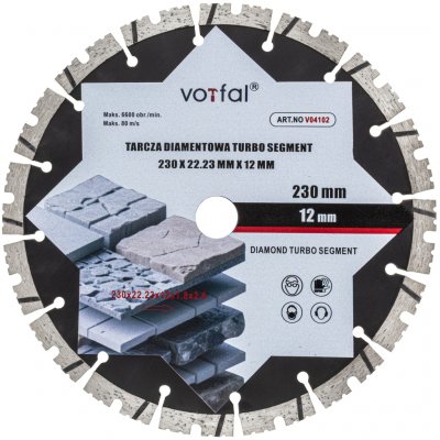 Vorfal Diamantový kotouč 230 mm V04102 – Zbozi.Blesk.cz