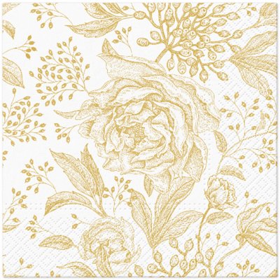 PAW Ubrousky L Rose Peonies 33x33cm – Zboží Dáma