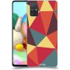 Pouzdro a kryt na mobilní telefon Samsung Pouzdro ACOVER Samsung Galaxy A71 A715F s motivem Triangles