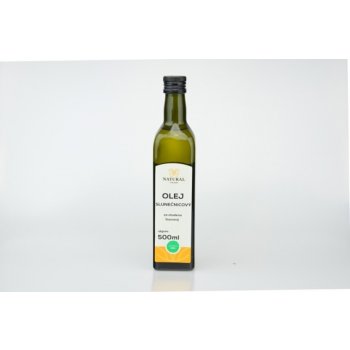 Natural Jihlava Slunečnicový olej za studena lisovaný 0,5 l