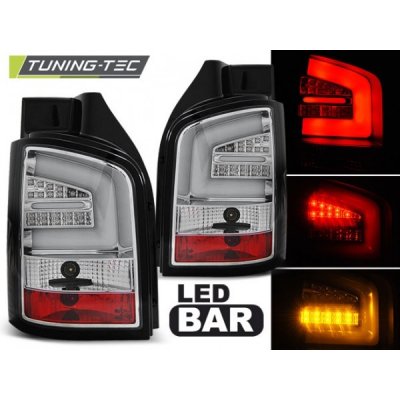 ZADNÍ SVĚTLA, LAMPY LED VOLKSWAGEN T5, 2003-2009, ČIRÉ, CHROM – Hledejceny.cz