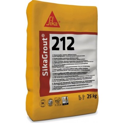 SIKA SikaGrout-212, 25 kg - expanzní zálivková malta pro kotvení Balení: paleta 40 pytlů=1000 kg – Hledejceny.cz