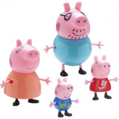 TM Toys Prasátko Peppa sada figurek celá rodina 4 ks — Heureka.cz