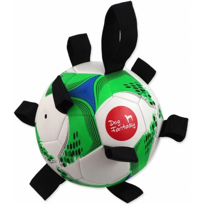 Dog Fantasy míč fotbalový s úchytky 22 cm – Zboží Dáma