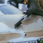 Fiskars Plus Smetáček se škrabkou, dlouhý 1078494 | Zboží Auto