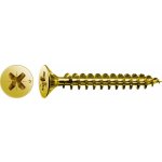 Spax Uni vrut zápust.hlava PZ/Z1, S-CUT plný závit, Yellox, 3 x 12 mm, 100 ks – Hledejceny.cz