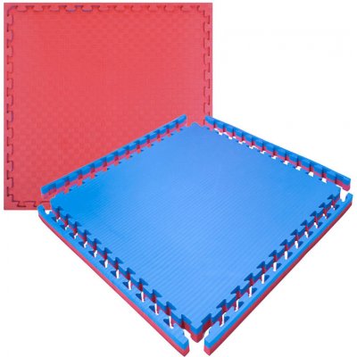 Tatami puzzle StrongGear - soft - Thickness and color combination: 2 cm -  red/blue