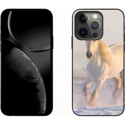 Pouzdro mmCase Gelové iPhone 13 Pro 6.1 - kůň ve sněhu – Zboží Mobilmania