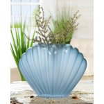 Gilde Skleněná váza Light Blue "Muschel" – Hledejceny.cz