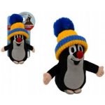 Krtek s kulichem modro žlutým 15 cm – Zboží Mobilmania