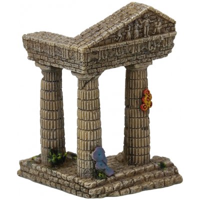 Aqua Excellent zřícenina chrámu 7,5x6,8x9,7 cm – Zboží Mobilmania