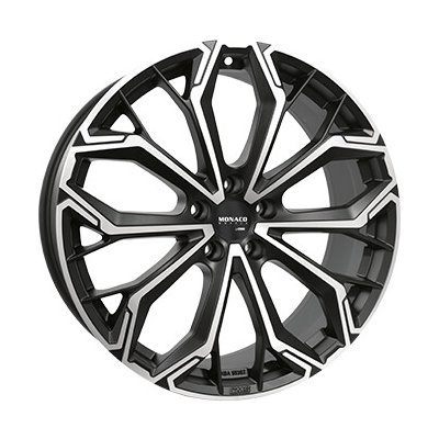 MONACO WHEELS GPC17 8.5x20 5x114.3 ET45 matt black polished – Hledejceny.cz