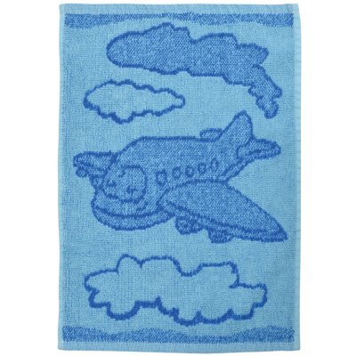 Vesna Dětský žakárový ručník LETADLO 30x50 cm modrý