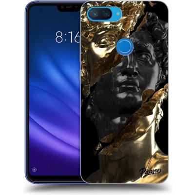 Pouzdro Picasee silikonové Xiaomi Mi 8 Lite - Black Gold černé – Zbozi.Blesk.cz