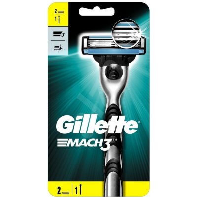 Gillette Mach3 Start + 2 ks hlavic – Zboží Mobilmania