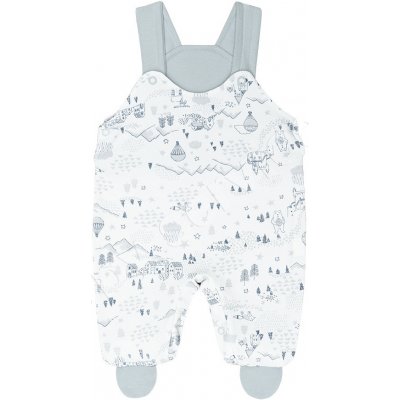 Baby Service Bavlněné polodupačky lacláčky Městečko Šedé – Sleviste.cz