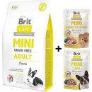 Granule pro psy Brit Care Mini Grain-free Adult Lamb 2 kg