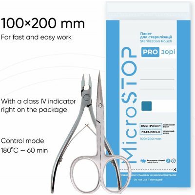 Microstop Sterilizační-kraftové sáčky PROZORI 100x200mm – Hledejceny.cz