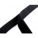 Suchý zip háček + plyš šíře 20 mm, velké, 2 černá – Zboží Mobilmania
