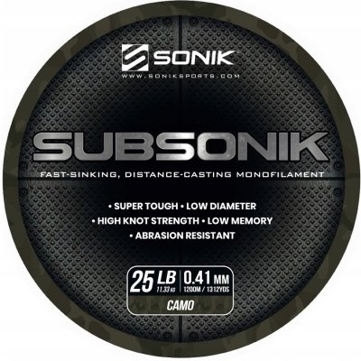 Sonik Subsonik Camo 1200 m 0,41 mm – Zboží Mobilmania