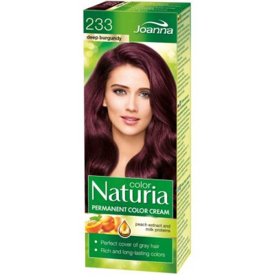 Joanna Naturia Color Permanentní barva na vlasy 100 g Odstín: 233 Bordo