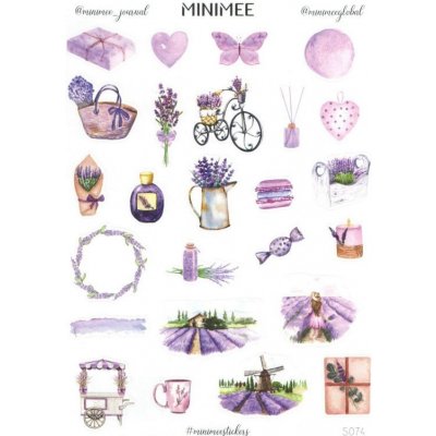 MINIMEE Samolepky A5 Levandule – Hledejceny.cz