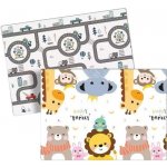 INKA Pěnová hrací deka oboustranná zvířátka ulice – Sleviste.cz