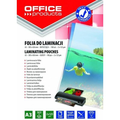 laminovací folie A3 2x125 mic. lesklá – Zboží Mobilmania