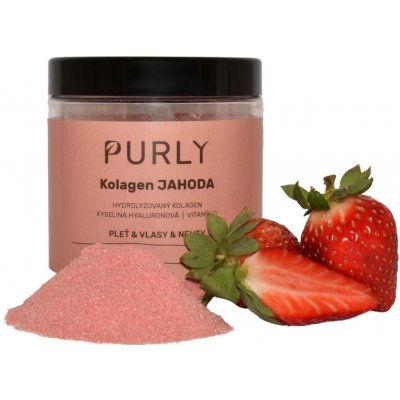 Purly KOLAGEN Pravá jahoda 240 g – Hledejceny.cz