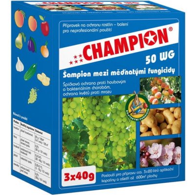NOHEL GARDEN Fungicid CHAMPION 50WG 3x40 g – Zboží Dáma
