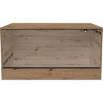 Diversa dřevěné terárium dub 120 x 50 x 60 cm – Zboží Dáma