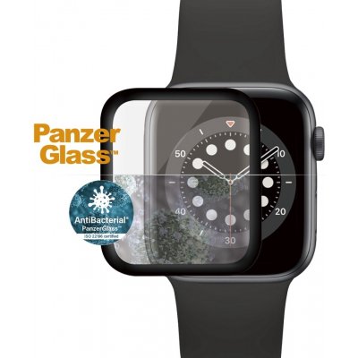 PanzerGlass Original tvrzené sklo pro Apple Watch 42 mm / 44 mm - černé 5494012 – Zbozi.Blesk.cz