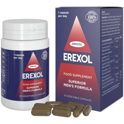 Erexol kapsle pro lepší erekci 10 kapslí