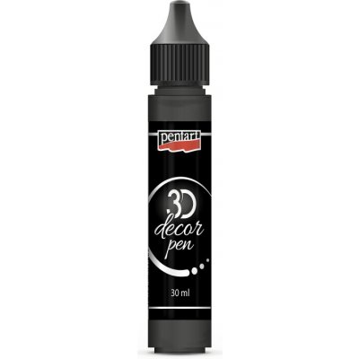3D dekorační pero Pentart 30 ml Black – Zboží Mobilmania