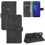 S-T-A-R Pouzdro kožené knížka Huawei Y6 2019, Honor 8A černé – Zboží Živě