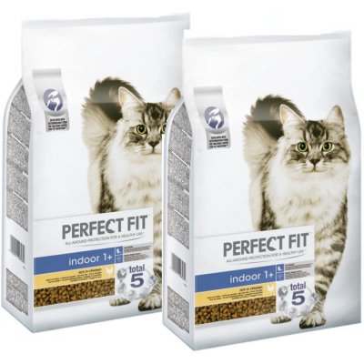 Perfect Fit suché kompletní krmivo pro dospělé kočky bohaté na kuřecí maso 2 x 7 kg – Hledejceny.cz
