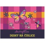 Karton P P Desky na číslice Motýl – Sleviste.cz