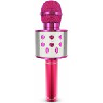 WSTER WS 858 Karaoke bluetooth mikrofon tmavě růžový – Zbozi.Blesk.cz