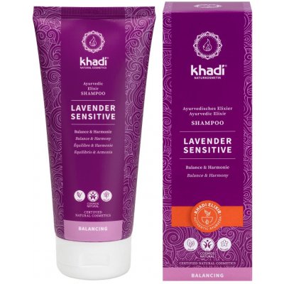 Khadi elixír Shampoo Levandule Sensitive 200 ml – Zbozi.Blesk.cz