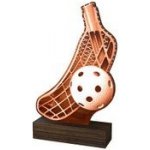 Poháry Bauer Dřevěná plaketa WF073 Florbal – Zboží Dáma
