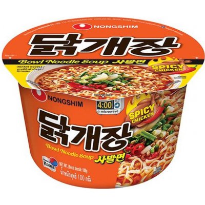 Nong Shim NongShim Bowl pálivé nudle kuřecí 100 g – Zboží Dáma