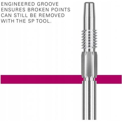 steel TARGET Hroty Swiss Diamond Pro Gold Point kovové 26mm 3 ks – Zboží Dáma