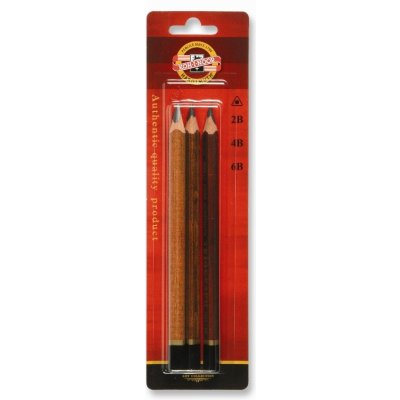 Koh-i-noor Grafitové tužky 2B 4B 6B 209 sada – Sleviste.cz