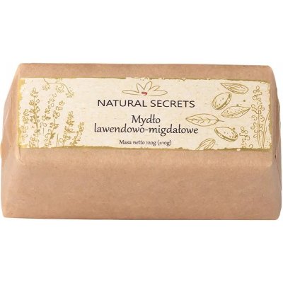 Natural Secrets Levandulovo-mandlové mýdlo 100 g – Zboží Mobilmania