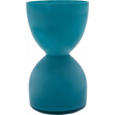 Sandra Rich Skleněná váza Sandglass, ø 13,5 × 23 cm, modrá 19048-23-53 – Hledejceny.cz