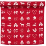 Klippan Běhoun na stůl Lotta´s Christmas red 45x150 – Zbozi.Blesk.cz