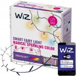 WiZ vánoční osvětlení 15W2700-5000K RGB 20m IP44 černé – Hledejceny.cz