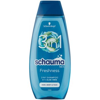 Schauma Men šampon 3v1 Sea minerals+ aloe vera 400 ml od 51 Kč - Heureka.cz