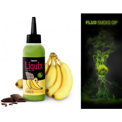 Delphin Fluo Dip D SNAX LiquiX Čokoláda - Banán 100 ml – Hledejceny.cz