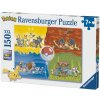 Puzzle Ravensburger 100354 Druhy Pokémonů 150 dílků